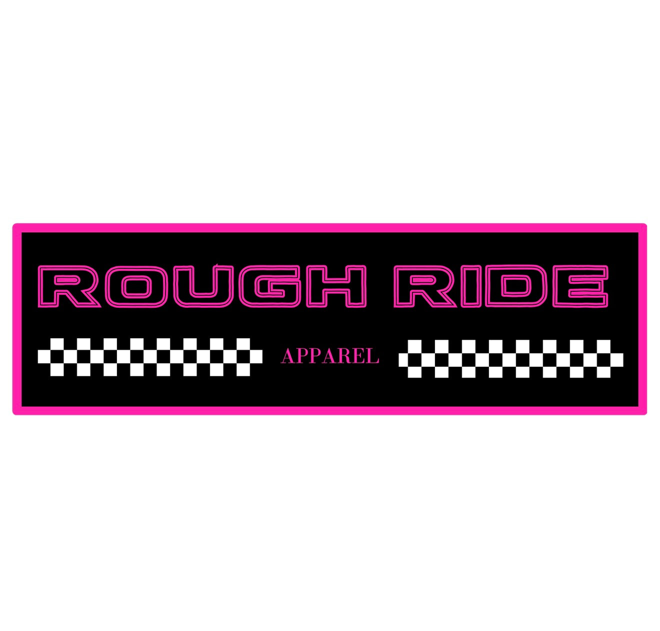 Rough Ride rectangle pink